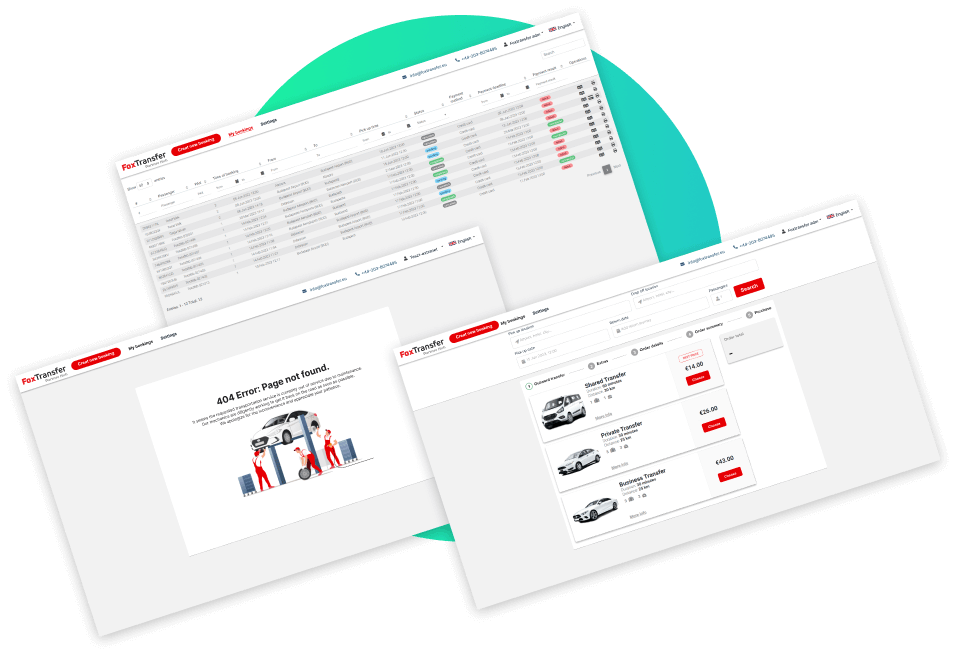 3 kép a Flexinform által készített website-okról